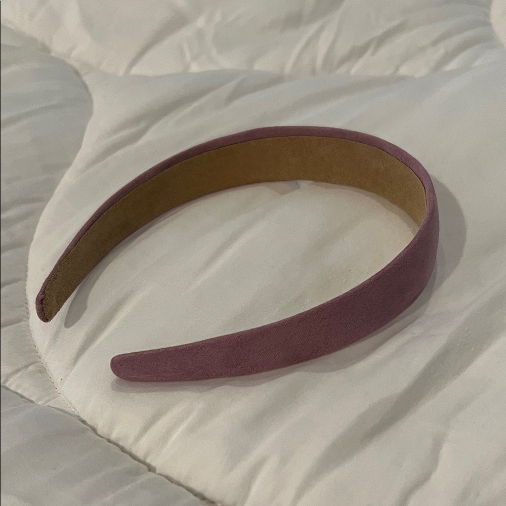 Purple Suede Headband